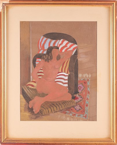 Lot 94 - Bassett, 20th century school, study of a...