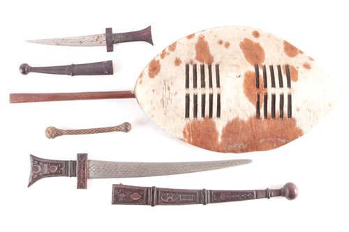 Lot 252 - A Tuareg Takouba and Telek, Niger, each with...