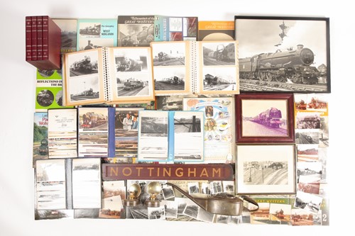 Lot 222 - Of railway interest, a large collection of...