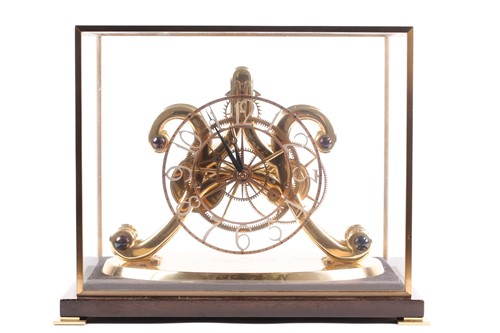 Lot 392 - F.H. Whitlock, A single fusee skeleton mantle...