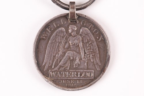 Lot 467 - The Waterloo medal. To James Broad of the 1st...