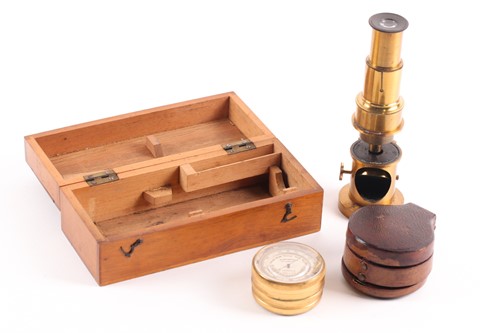 Lot 411 - M. Aronsberg. A pocket barometer/compass...