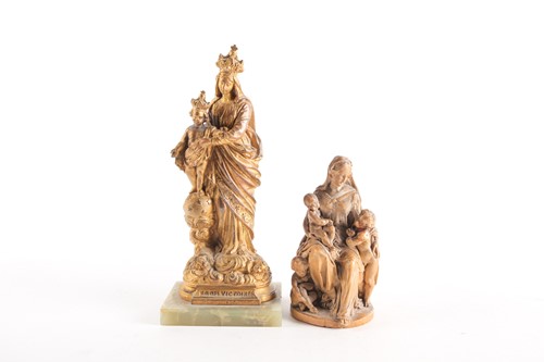 Lot 191 - A 19th century carved meerschaum devotional...