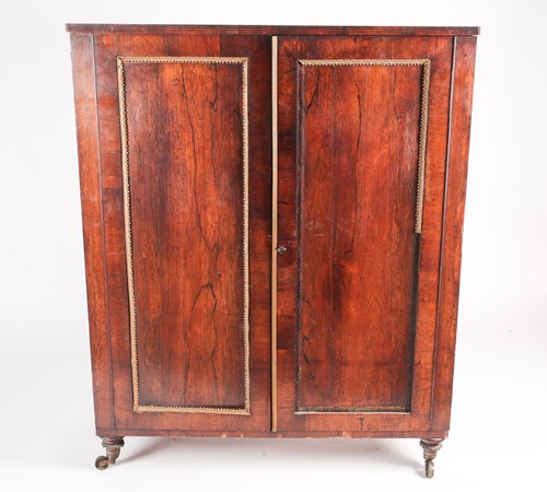 Lot 92 - An early Victorian gilt metal mounted figured...