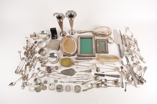 Lot 296 - A large quantity of mixed silver including...