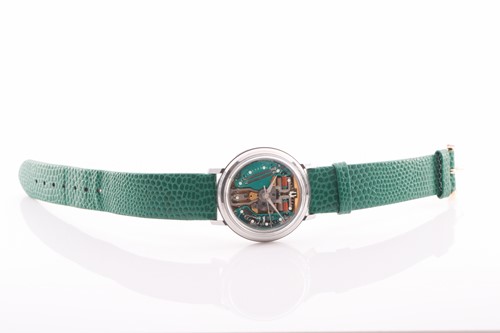 Lot 405 - A Bulova accutron spaceview stainless steel...