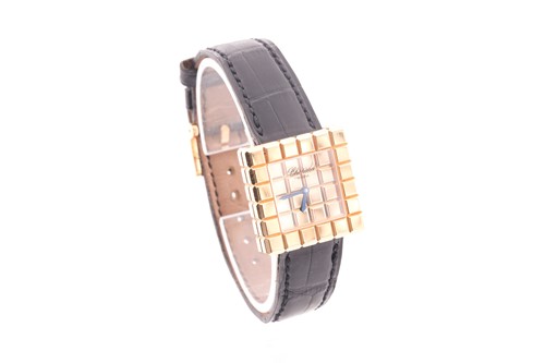 Lot 365 - Chopard. An Ice Cube wristwatch. the square...