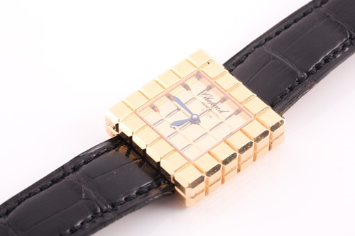 Lot 365 - Chopard. An Ice Cube wristwatch. the square...