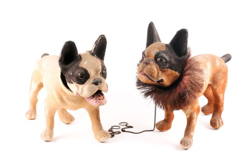 Lot 224 - A Papier-mâché French Bulldog in the manner of...