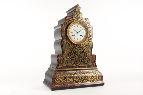Lot 158 - Breguet A Paris. A19th century red Boule 8-day...