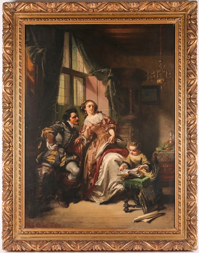 Lot 24 - Casimir van den Daele (1818-1880) Belgian, a...