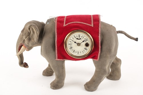Lot 157 - A probably 1920s Junghans flocked papier-mache...