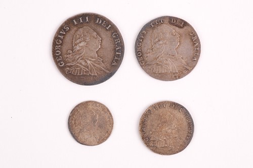 Lot 345 - George III maundy set, 1792, 4d - 1d, VF+ - AUNC