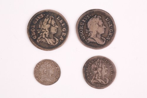 Lot 348 - George I Maundy set, 1727, 4d - 1d, VF+