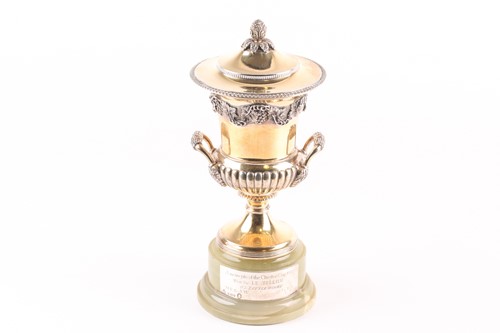 Lot 286 - A mid-20th-century two handled silver-gilt...