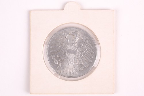 Lot 370 - A scarce Austrian aluminium 5 Schilling, 1957,...