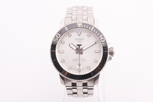 Lot 366 - A Tissot Seastar Powermatic 80 automatic...