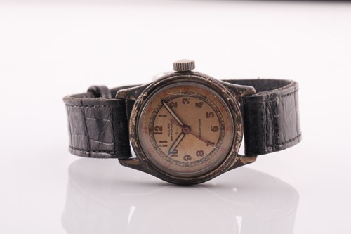 Lot 390 - A Rolex Sky-Rocket stainless steel wristwatch,...