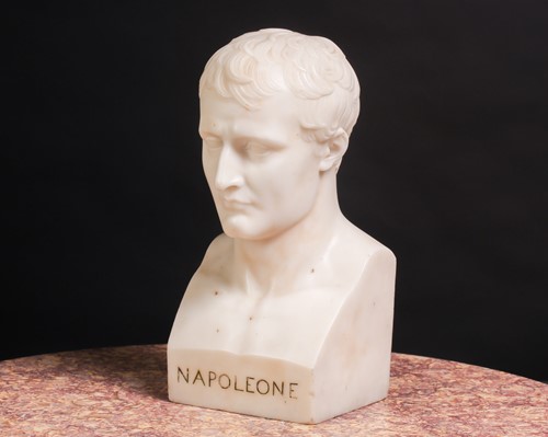 Lot 199 - After Raimondo Trentanove, a white marble bust...