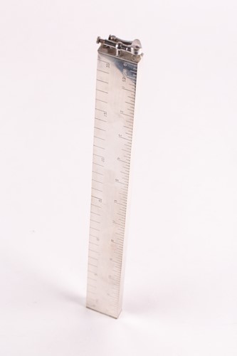 Lot 232 - The 1950s/60s Dunhill silverplated "Foot-Long"...