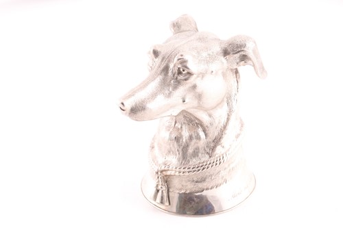 Lot 290 - A late 19th century (?) German cast silver...