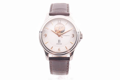 Lot 375 - A B Swiss Prestige automatic stainless steel...