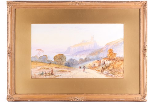 Lot 52 - Frank Catano (19th/20th century), 'Lake...