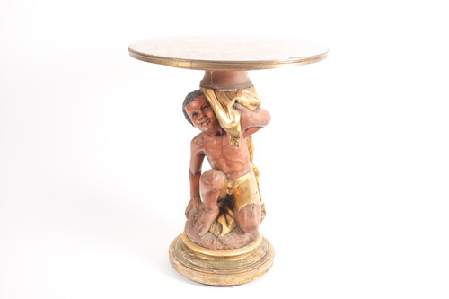 Lot 132 - A late 19th century Florentine blackamoor...