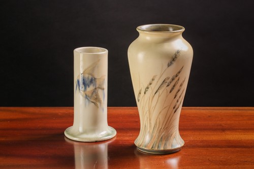 Lot 140 - A William Moorcroft salt glaze 'Waving Corn'...