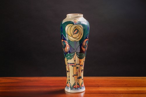 Lot 150 - A Moorcroft tall vase of inverted baluster...