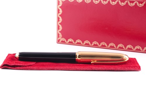 Lot 371 - Cartier. A gold plated Pasha de Cartier...