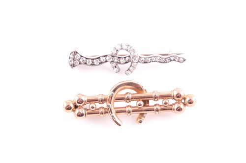 Lot 264 - Of equine interest. A nail and horseshoe...