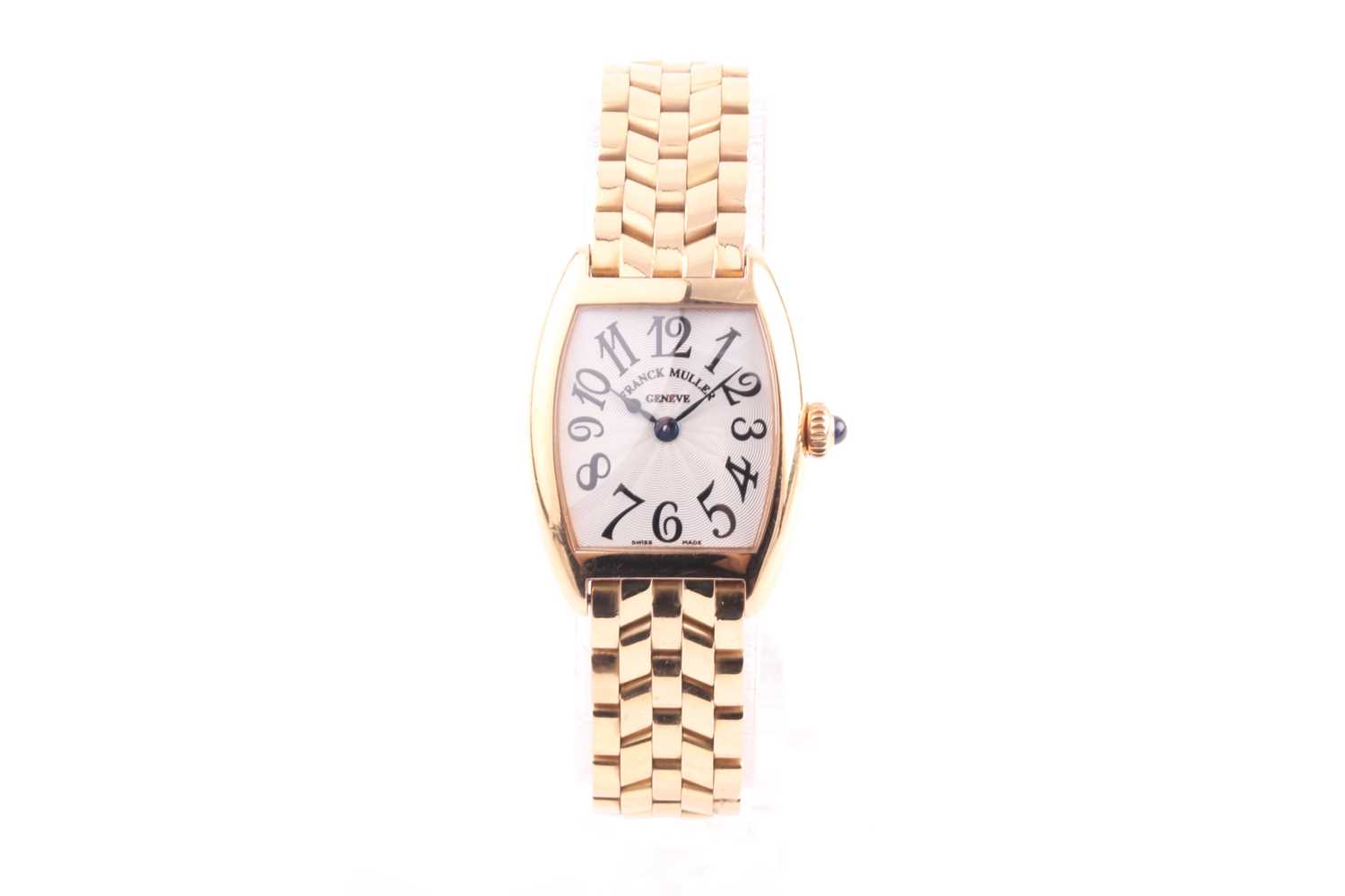 Lot 450 - Franck Muller Geneve, an 18ct yellow gold...