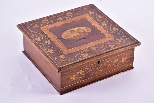 Lot 255 - A 19th century Irish Killarney ware arbutus...