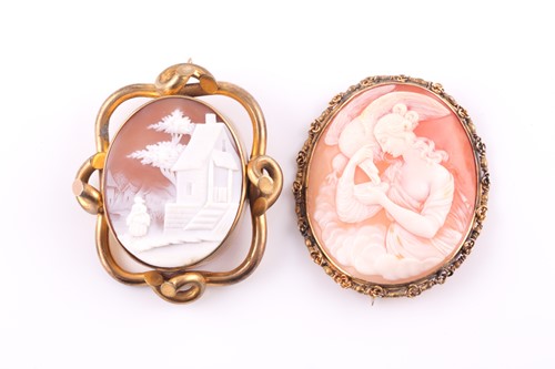 Lot 193 - A late 19th / early 20th century cameo brooch,...