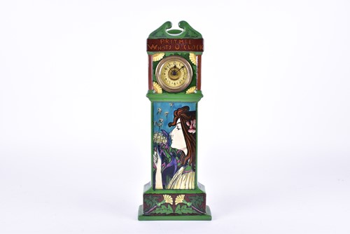 Lot 152 - A Foley Intarsio ceramic model of a longcase...