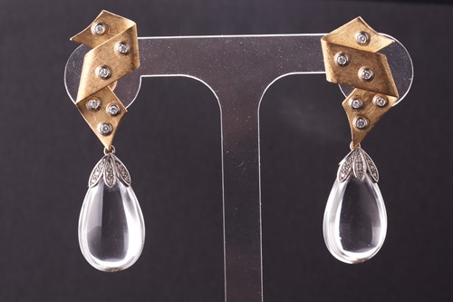 Lot 7 - Andrew Grima. An 18ct yellow gold, diamond and...