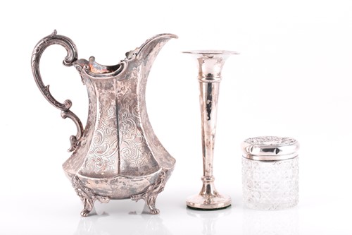 Lot 341 - A Victorian silver milk jug. London 1850...
