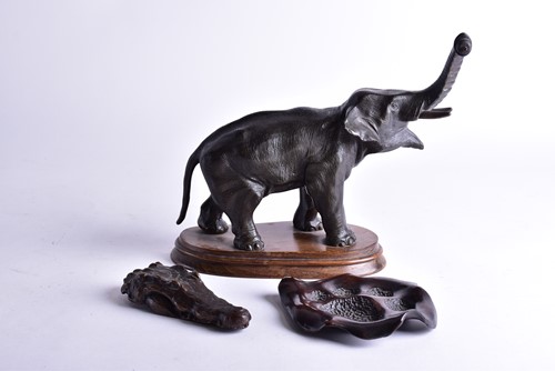 Lot 173 - Denis Mathews 1999, bronze study of the head...