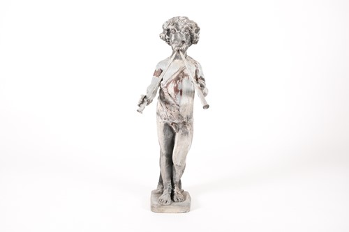 Lot 177 - An early 20th cast lead garden statue of a...