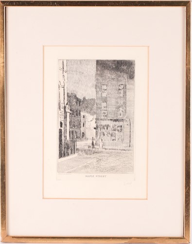 Lot 53 - Walter Richard Sickert (1860-1942), 'Maple...