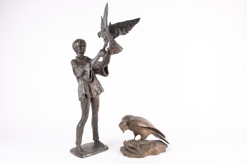 Lot 236 - Late 20th-century school, a large bronze...