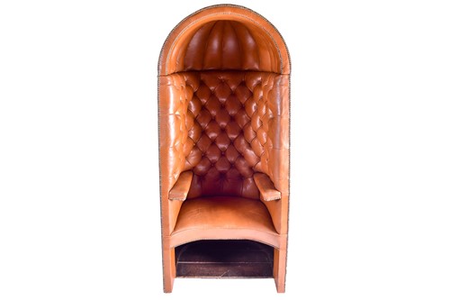 Lot 165 - An early 20th-century porters chair, of...