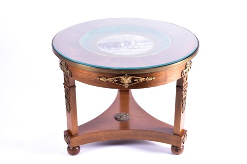 Lot 157 - A French Empire style mahogany gueridon with...