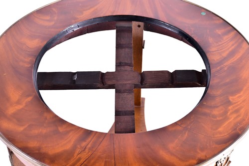 Lot 157 - A French Empire style mahogany gueridon with...