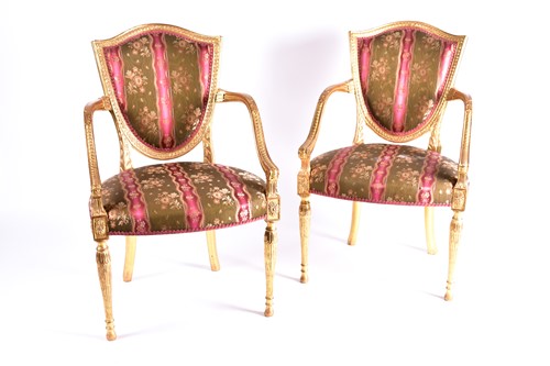 Lot 14 - In the manner of John Linnel a pair of carved...