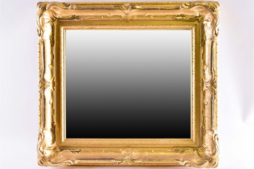 Lot 169 - A 20th-century rectangular wall mirror with...