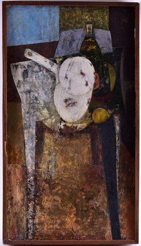 Lot 52 - 20th century British school, an abstract still...
