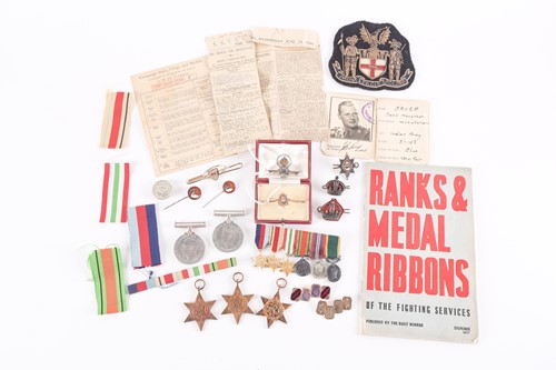 Lot 361 - A Second World War group of five medals...