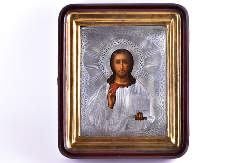 Lot 197 - 19th century Russian school, an icon depicting...